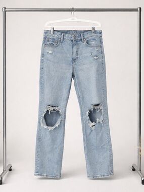Light Blue Distressed Women’s Jeans